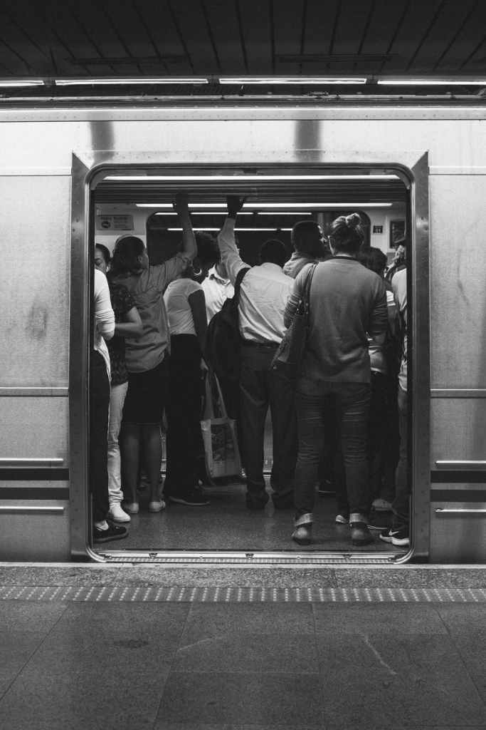 Crowded subway trains are likely a major transmission source of COVID