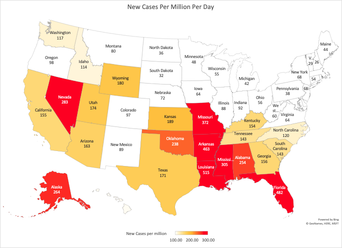 Delta spreads to more states; Nevada has highest fatality rate but ...